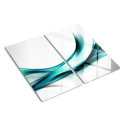 Tábua para corte Ondas em tons de azul