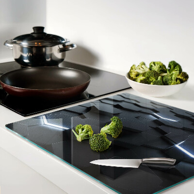 Tábua para corte Padrão hexagonal com efeito 3D