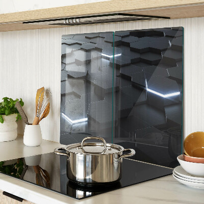 Tábua para corte Padrão hexagonal com efeito 3D