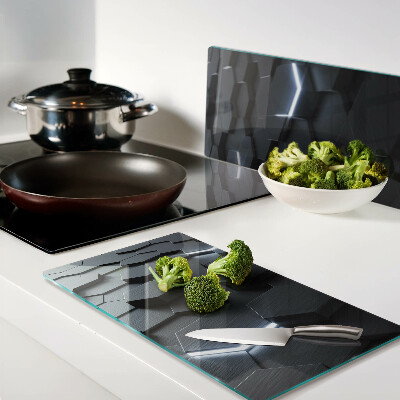 Tábua para corte Padrão hexagonal com efeito 3D