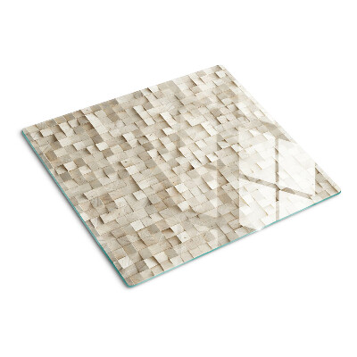 Tábua para corte Motivo de mosaico em tons neutros