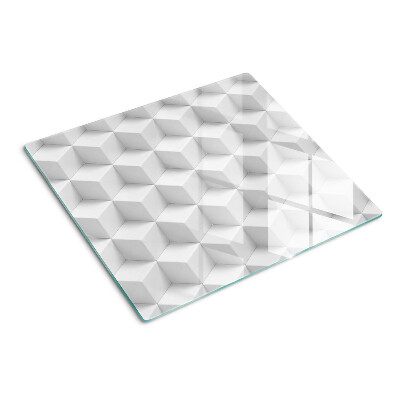 Tábua para cozinha Padrão hexagonal tridimensional