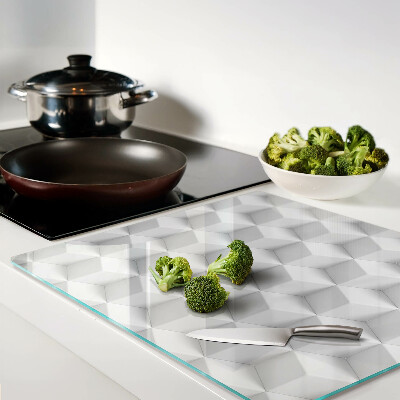 Tábua para cozinha Padrão hexagonal tridimensional