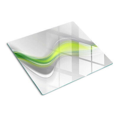 Tábua para cozinha Ondas em tons de verde