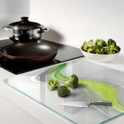 Tábua para cozinha Ondas em tons de verde