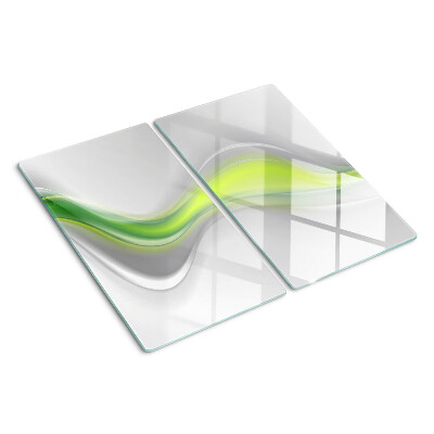 Tábua para cozinha Ondas em tons de verde