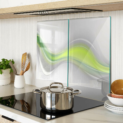 Tábua para cozinha Ondas em tons de verde