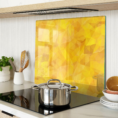 Tábua para corte Mosaico geométrico amarelo