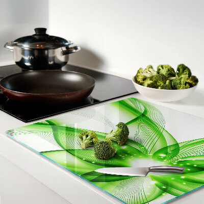 Tábua para corte Ondas abstratas verdes