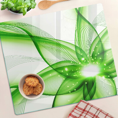 Tábua para corte Ondas abstratas verdes