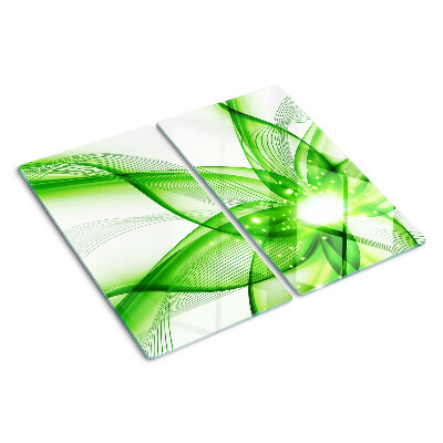Tábua para corte Ondas abstratas verdes