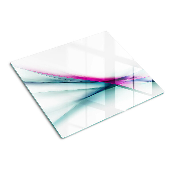 Tábua para cozinha Ondas de cores abstratas