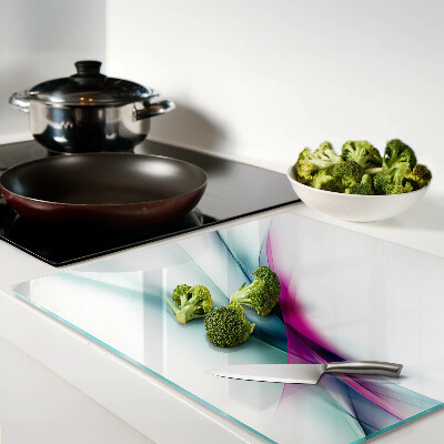 Tábua para cozinha Ondas de cores abstratas