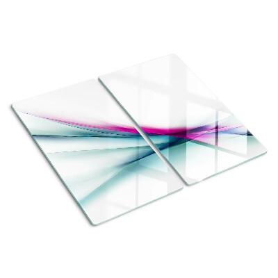 Tábua para cozinha Ondas de cores abstratas