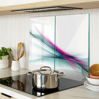 Tábua para cozinha Ondas de cores abstratas
