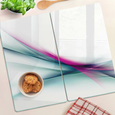 Tábua para cozinha Ondas de cores abstratas