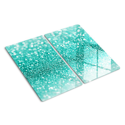 Tábua para cozinha Glitter turquesa cintilante