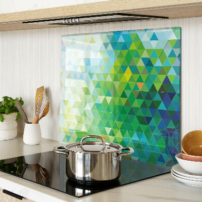 Tábua para corte A geometria dos triângulos coloridos