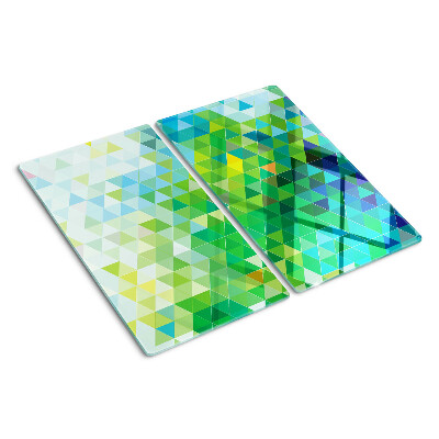 Tábua para corte A geometria dos triângulos coloridos