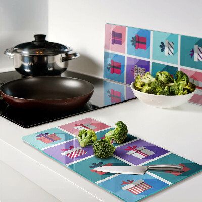 Tábua para cozinha Motivos para presentes em várias cores