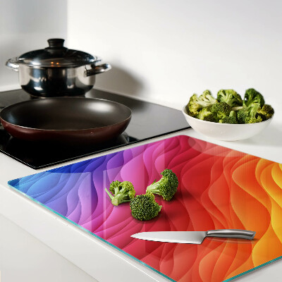 Tábua para cozinha Ondas de cor