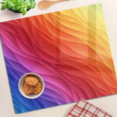 Tábua para cozinha Ondas de cor