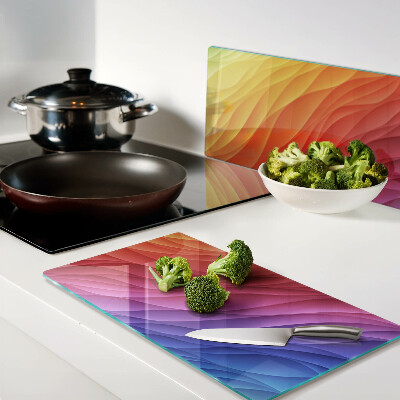 Tábua para cozinha Ondas de cor