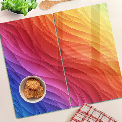 Tábua para cozinha Ondas de cor