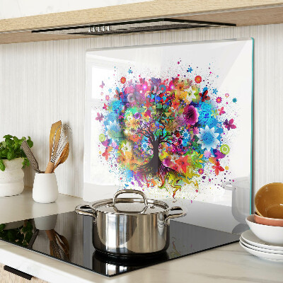 Tábua para cozinha Árvore da Vida Colorida