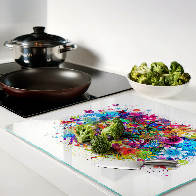 Tábua para cozinha Árvore da Vida Colorida