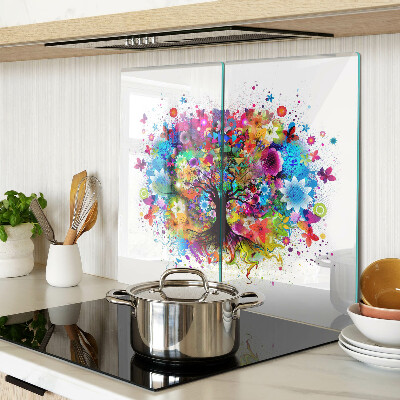 Tábua para cozinha Árvore da Vida Colorida
