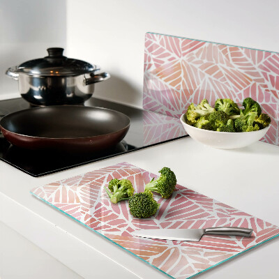 Tábua para cozinha Folhas em tons pastéis