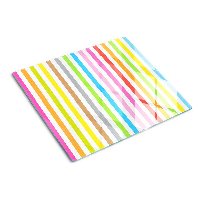 Tábua para corte Listras coloridas de arco-íris