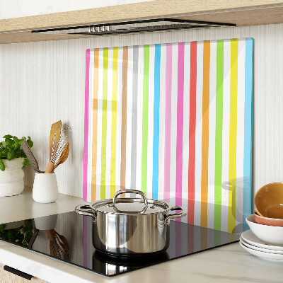 Tábua para corte Listras coloridas de arco-íris