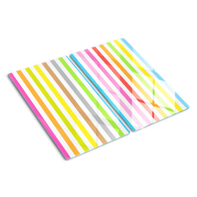 Tábua para corte Listras coloridas de arco-íris