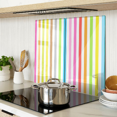 Tábua para corte Listras coloridas de arco-íris