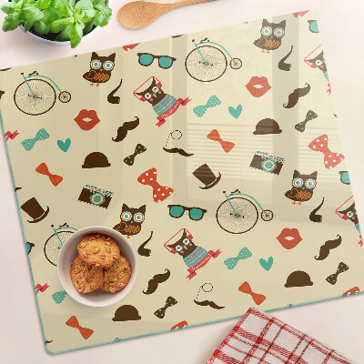 Tábua para cozinha Gatinhos e acessórios retrô