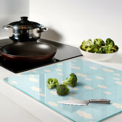 Tábua para corte Nuvens no céu