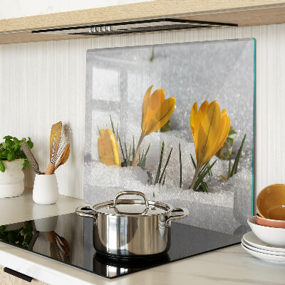 Tábua para cozinha Açafrões na neve