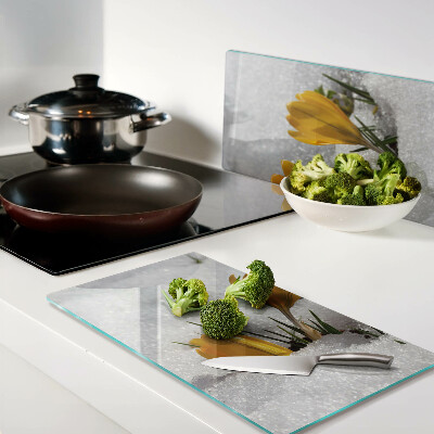 Tábua para cozinha Açafrões na neve