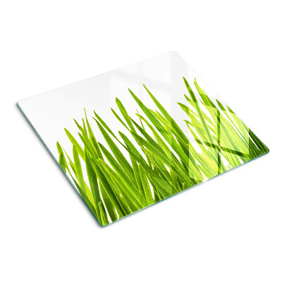 Tábua para corte grama verde