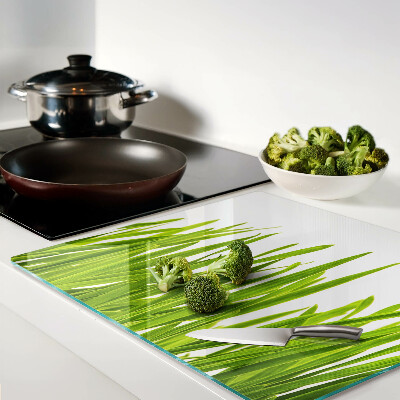 Tábua para corte grama verde