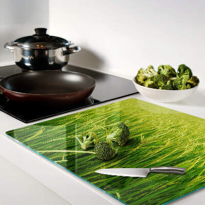 Tábua para cozinha Campo verde de grama