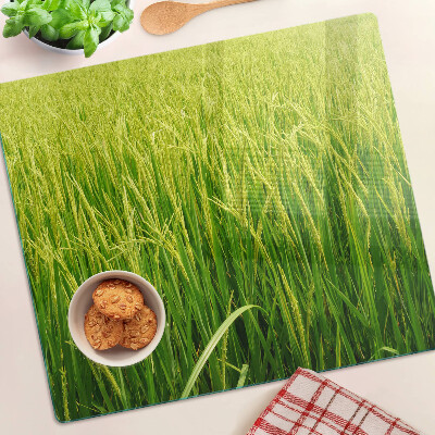 Tábua para cozinha Campo verde de grama