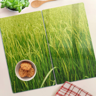 Tábua para cozinha Campo verde de grama