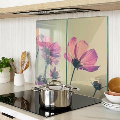 Tábua para corte Flores em tons pastel