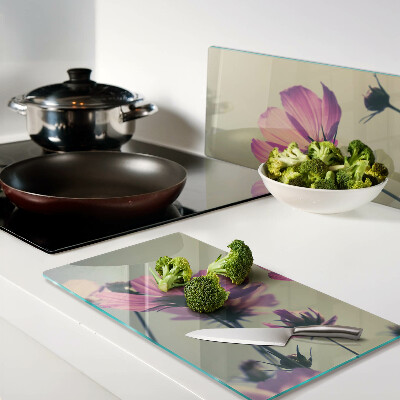 Tábua para corte Flores em tons pastel