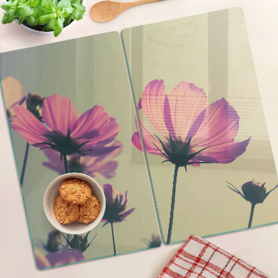 Tábua para corte Flores em tons pastel