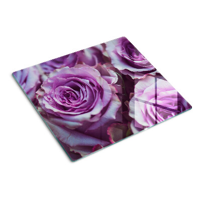 Tábua para corte Rosas em tons de roxo