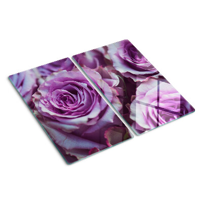 Tábua para corte Rosas em tons de roxo